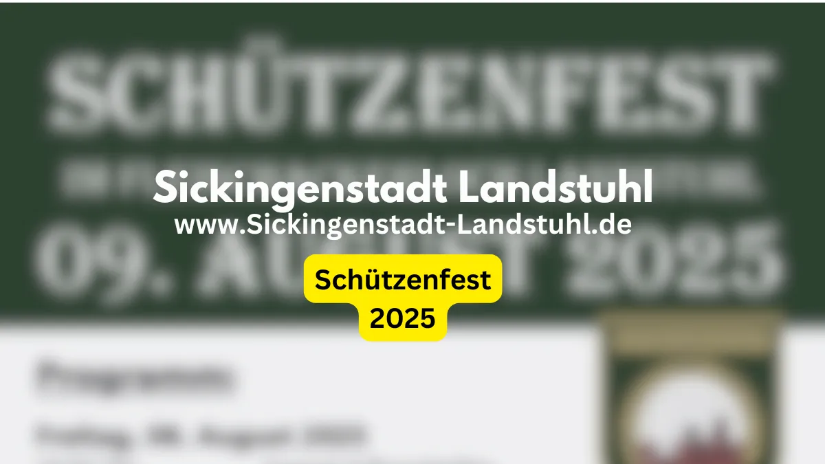 Tradition trifft Geselligkeit: Schützenfest Landstuhl am 9. August 2025 im Fleischackerloch
