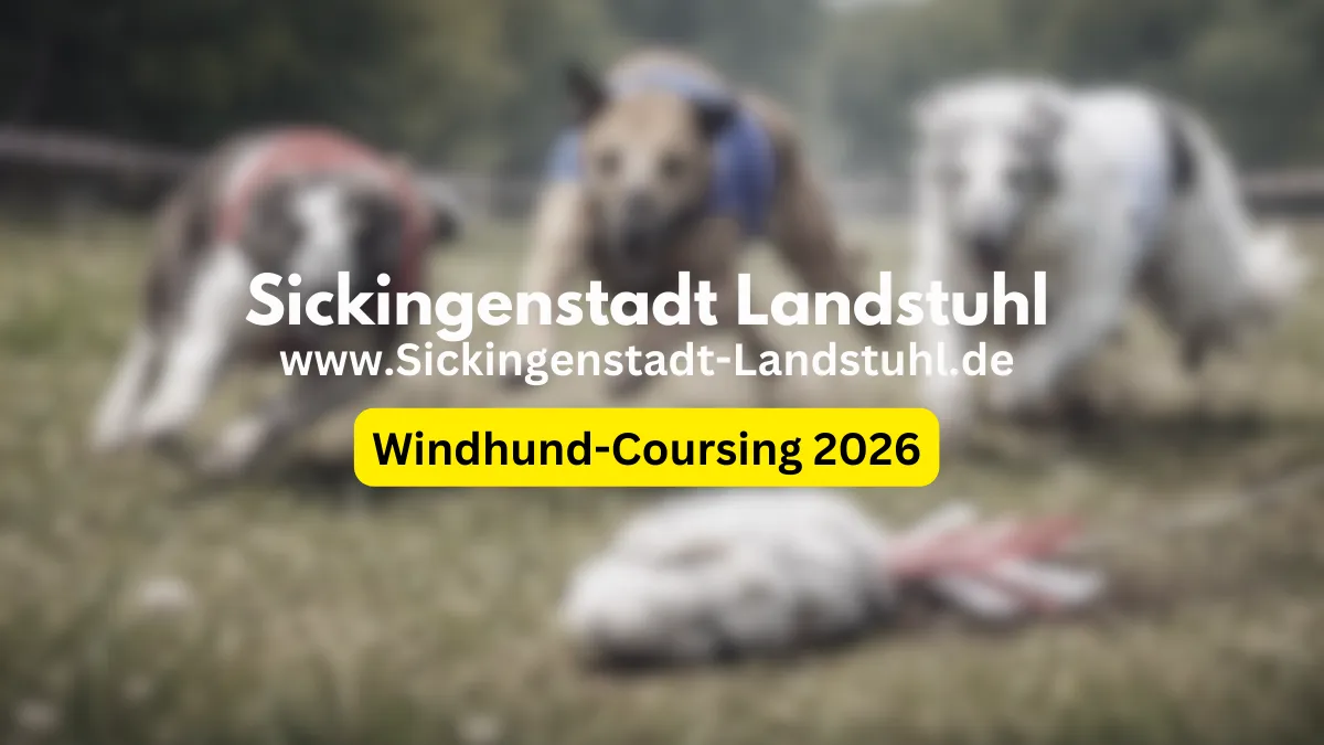 Verbandssieger-Coursing 2026 beim WRCV Landstuhl – 200 Windhunde am Start