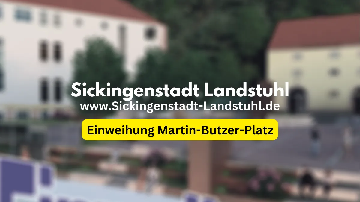 Einweihung des Martin-Butzer-Platzes