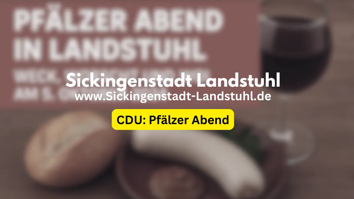 Palatinate Evening in Landstuhl – Bread, Sausage and Wine on October 5, 2024