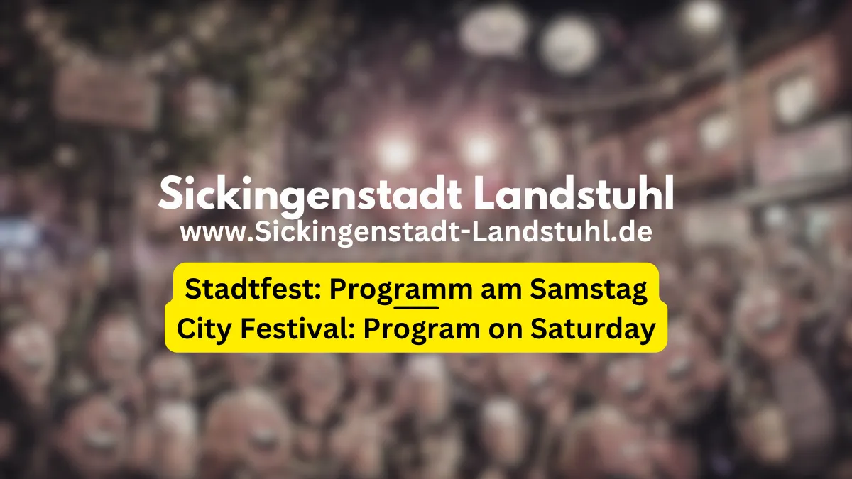 Landstuhl City Festival 2026 on Saturday: The complete program on September 12