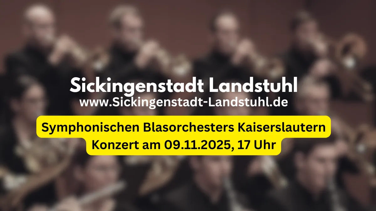 Concert of the Symphonic Wind Orchestra Kaiserslautern – November 9, 2025 in Landstuhl
