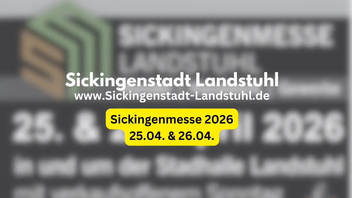 Sickingen Trade Fair Landstuhl 2026: Trade, Crafts & Street Food Festival on April 25 and 26