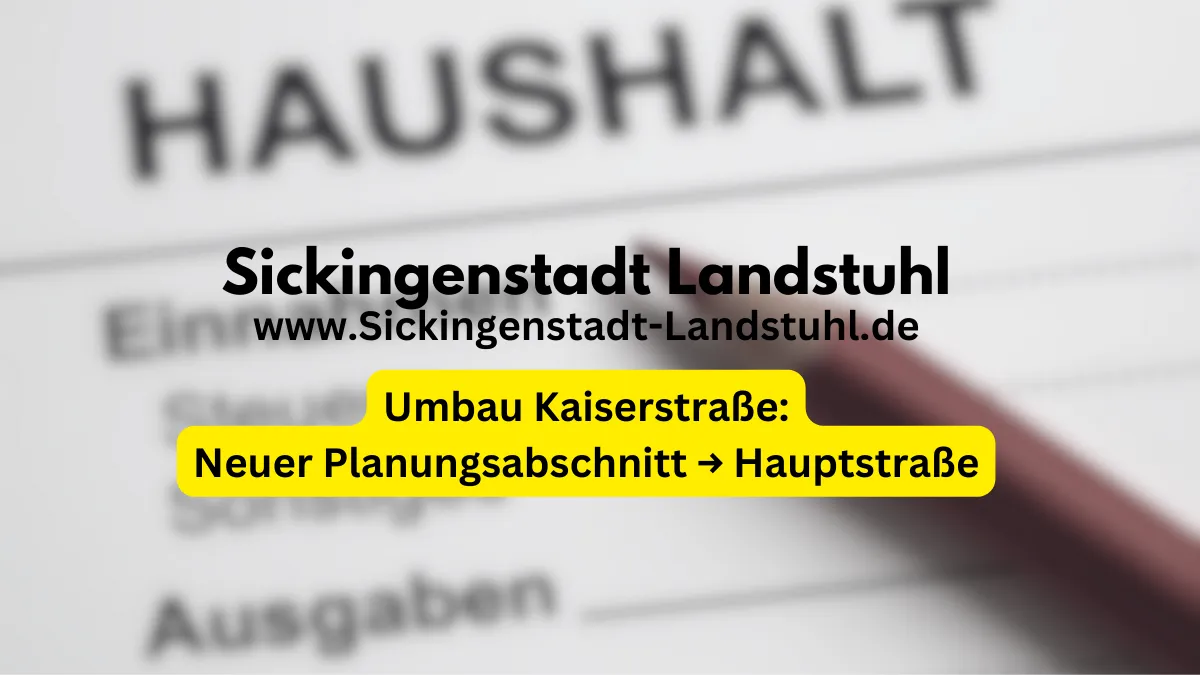 Kaiserstraße to be renovated up to Hauptstraße: new planning contract