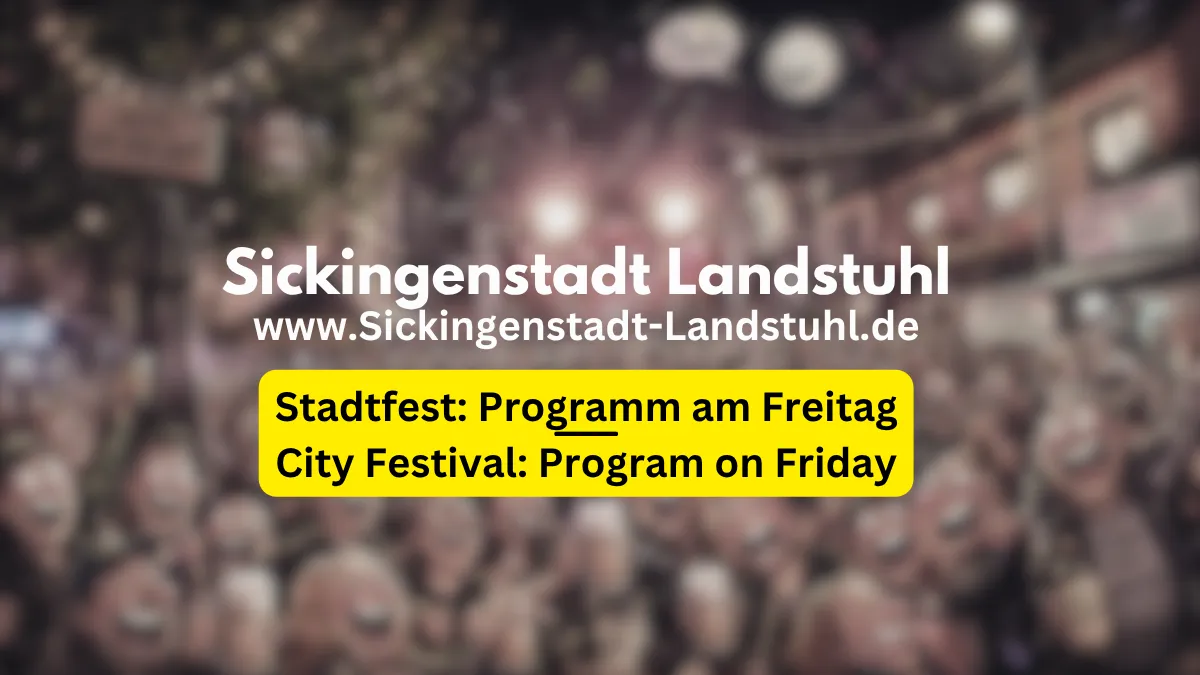 Landstuhl City Festival 2026 on Friday: Opening with Wings of Swing and lots of live music